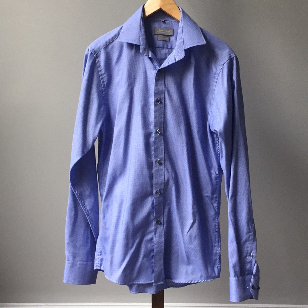 NWOT Seven Seas Copenhagen blue button down shirt